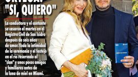 Prandi y Ortega: "Sí, quiero"
