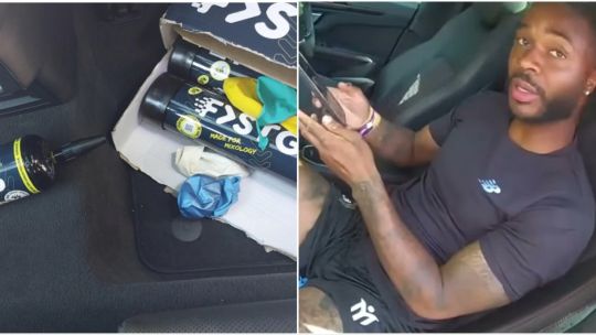 Un reconocido futbolista inglés chocó su Lamborghini drogado con "gas de la risa" y se filtró el video de su arresto