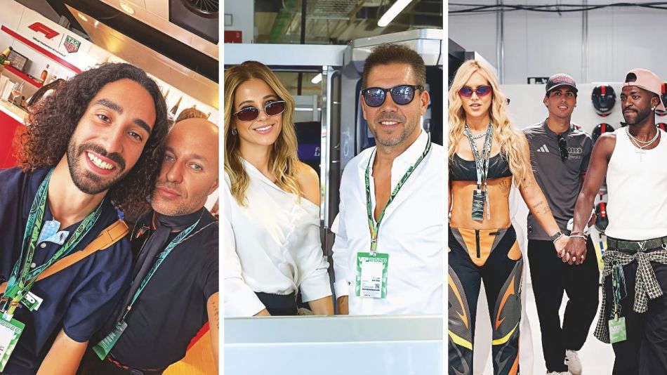 Los famosos que fueron a ver a Franco Colapinto