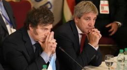 Javier Milei y Toto Caputo