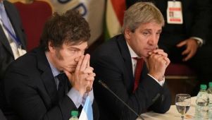 Javier Milei y Toto Caputo
