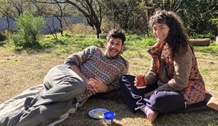 Momo Weich y su novia Ailu