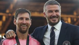 Lionel Messi y David Beckham