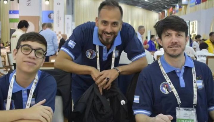 El equipo argentino de ajedrez participa de la Olimpiada