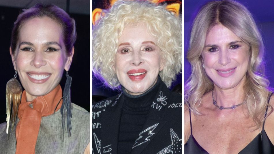 Elina Costantini, Nacha Guevara y Flavia Palmiero