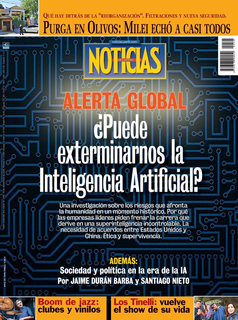 La tapa de NOTICIAS | Foto:Cedoc