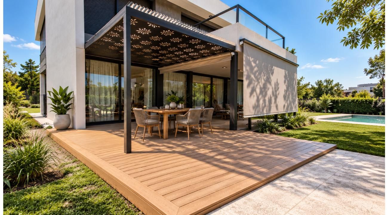 ¿Deck WPC o madera natural? El dilema que viven los exteriores con estilo