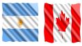 Banderas de Canadá y de Argentina 18092026
