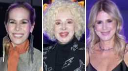 Elina Costantini, Nacha Guevara y Flavia Palmiero 