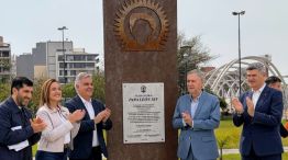 Martín Llaryora inauguró este viernes el Parque “Papa León XIV”