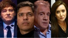 Milei, Kicillof, Hadad, Villarruel