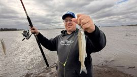 Se viene la primavera y explotó el pique: pejerrey, variada y mucha pesca