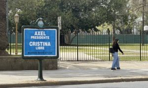Cartel Axel presidente - Cristina libre