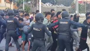 Avalancha de migrantes en Ceuta