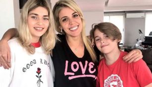 Marisa López, Marta y Felipe Fort