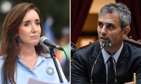 Victoria Villarruel y Martín Menem