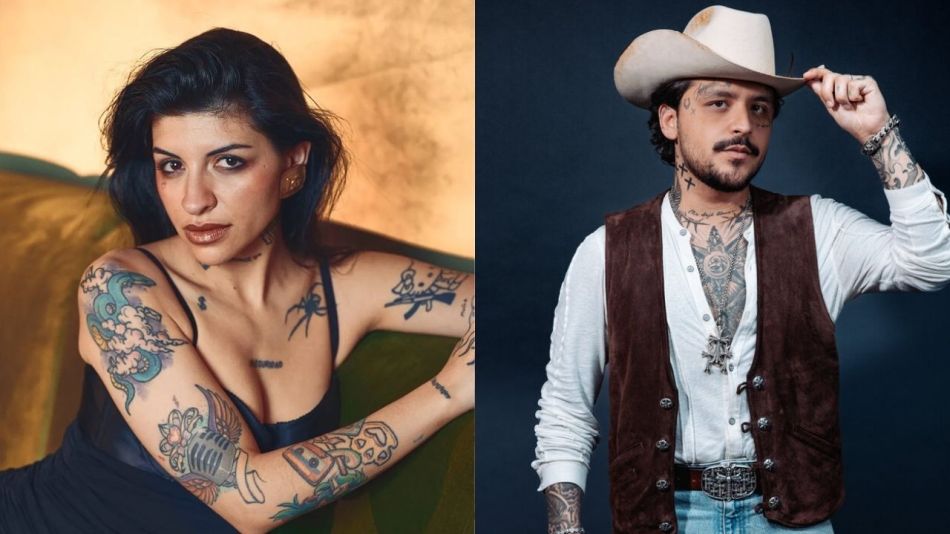 Cazzu y Christian Nodal