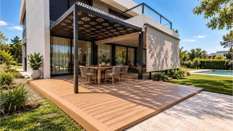 ¿Deck WPC o madera natural? El dilema que viven los exteriores con estilo