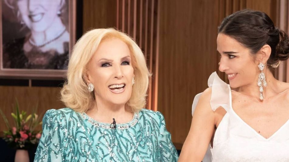 Mirtha Legrand y Juana Viale