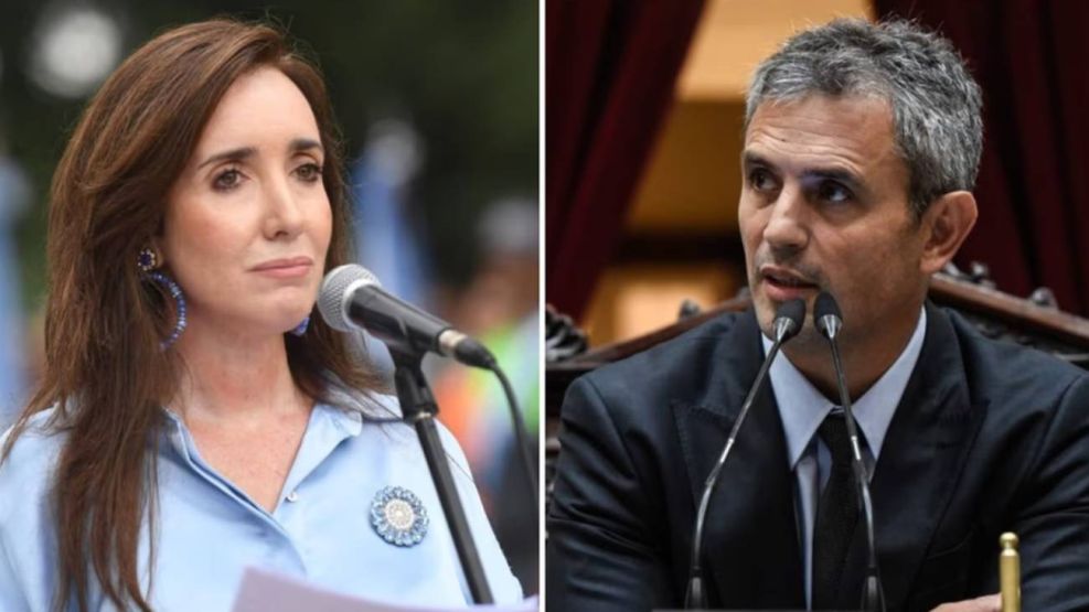 Victoria Villarruel y Martín Menem