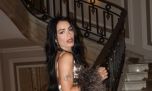 Lali Espósito deslumbró con un look full lunares en la presentación de Glaxo, su nueva película
