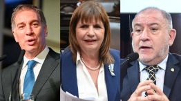 Diego Santilli, Patricia Bullrich y Luis Juez