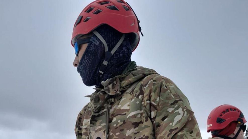 Ocho marines estadounidenses entrenan en Ushuaia con miembros del Batallón de Infantería de Marina N° 4 de la Armada Argentina