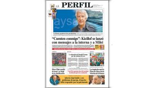La tapa del Diario PERFIL del domingo 20 de septiembre de 2026