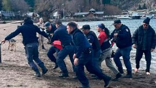 Murió una mujer tras descompensarse en el lago Lácar de San Martín de los Andes