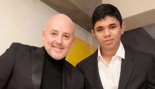 José María Muscari y su hijo