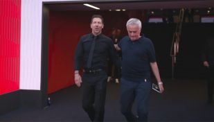 Diego Simeone y Mourinho 