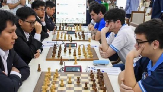 Argentina superó a Perú en la Olimpiada de Ajedrez con un sólido invicto de Faustino Oro