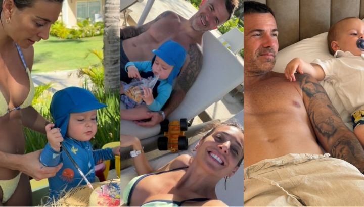 Ejercicio, relax bajo el sol y diversión en un hotel de lujo: las vacaciones familiares de Sol Pérez en República Dominicana