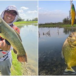 Las imágenes de la salida sirven, en este caso, para dimensionar la belleza del paisaje y la calidad de pesca que ofrece actualmente este sector del río Utis.