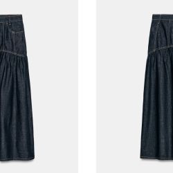 Falda de jean Zara