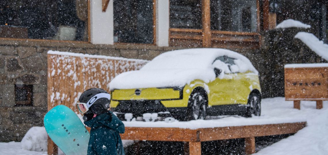 Volvo en Bariloche: movilidad eléctrica y diseño en Cerro Catedral