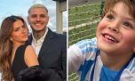Así fue el debut de Amancio Vicuña en su primer mini campeonato de fútbol, acompañado por su papá Benjamín, la China Suárez y Mauro Icardi