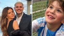 Así fue el debut de Amancio Vicuña en su primer mini campeonato de fútbol, acompañado por su papá Benjamín, la China Suárez y Mauro Icardi