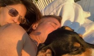 Barby Franco, Fernando Burlando y su mascota Shiva