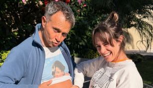 Sergio Lapegüe junto a su hija Mica