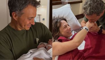 La felicidad de Sergio Lapegüe por el nacimiento de su nieta