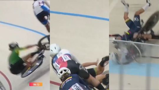 Accidente en ciclismo