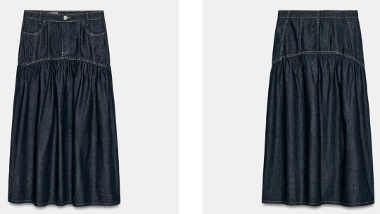 Maxi falda de jean: la prenda clásica de la primavera que nunca pasa de moda