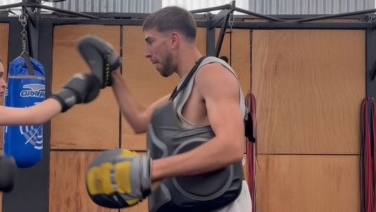 Gonzalo Andueza, profesor de boxeo y entrenador