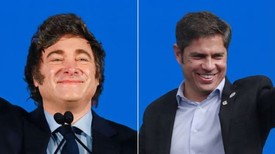 Javier Milei Axel Kicillof