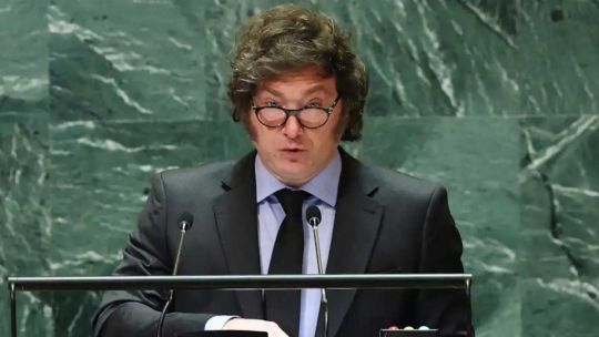 Javier Milei en la ONU