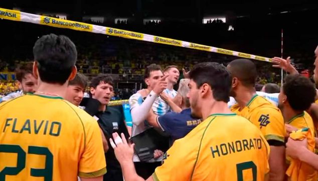 Suramericana de Vóley Argentina vs Brasil