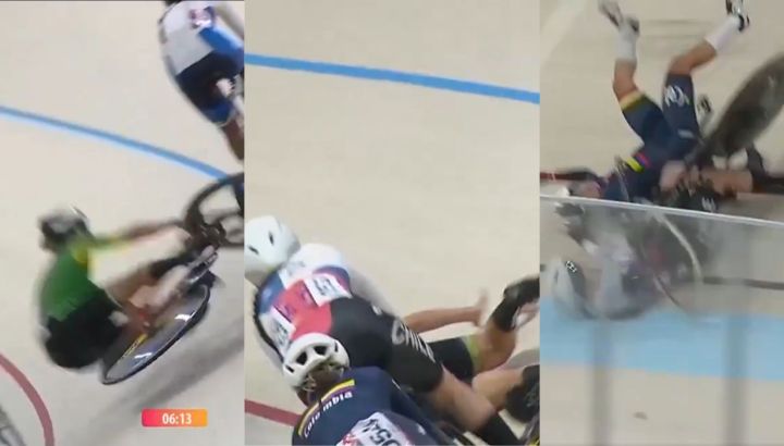 Accidente en ciclismo
