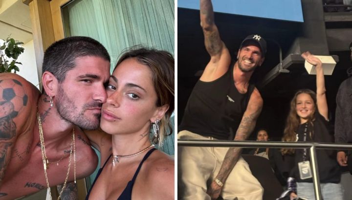 Fran, la hija de Rodrigo De Paul y Cami Homs, se sumó a la coreografía de Tini en su gira FUTTTURA por Colombia