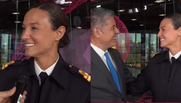 Habló Loreley Beratz, la tripulante de la Fragata Libertad que se volvió viral: su reencuentro con Guillermo Lobo